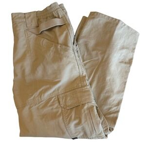5.11 Tactical Series Cargo Pants 32x28.5 Mens Tan Beige Khaki Nylon Style 74158